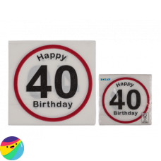 Serviete Happy Birthday 40 Serviete Happy Birthday 40